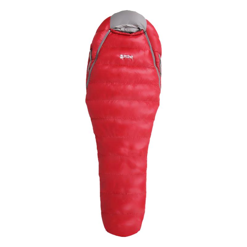 喜马拉雅羽绒睡袋成人户外露营冬季加厚抗寒保暖鹅绒睡袋便携野营
