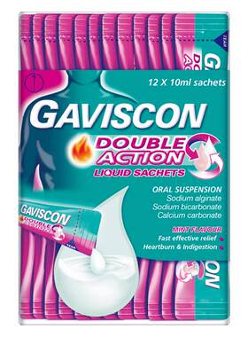 英国胃药Gaviscon嘉胃斯康口服液反酸烧心胃痛胃胀胃反流孕妇可用