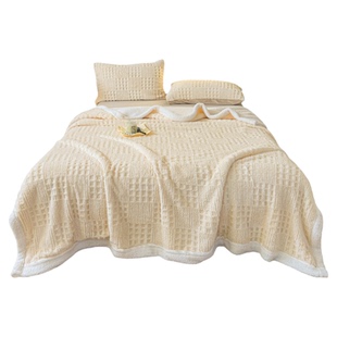 无印良品A类塔芙绒羊羔绒毛毯加厚保暖 榻榻米绒毯办公室午睡毯子