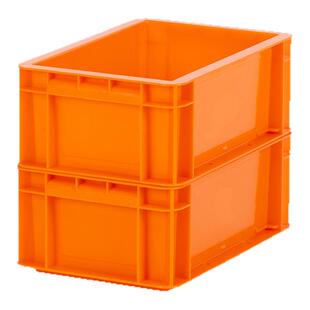 工业风物流周转箱长方形工业小号小型eu加厚工厂零件中转整理6021