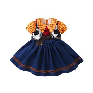 DO.CAT女童翠丝裙子儿童姐弟服装男童胡迪衣服玩具总动员cos套装