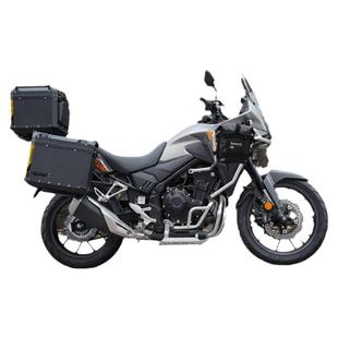 适用本田NX400铝合金三箱摩托车尾箱cb400x三箱改装三箱架双边箱