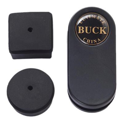 雄鹿磁吸巧克夹台球巧克夹静音斯诺克圆形枪粉巧粉套便携式