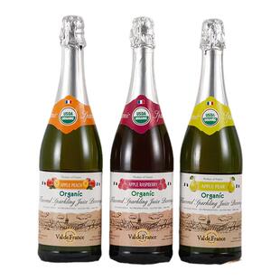 沃迪安无醇起泡酒法国进口酒无酒精气泡葡萄酒果酒苹果酒礼盒装