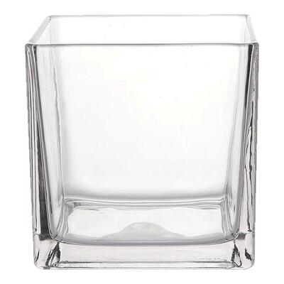 简约方形玻璃花瓶圆形水培器皿