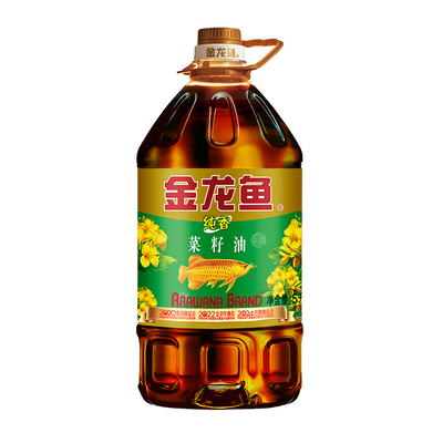 金龙鱼纯香菜籽油5L超市同款优惠