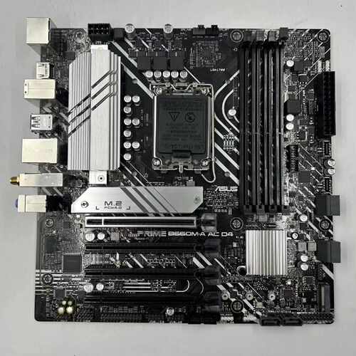 议价b660m华硕B660MAACD4处理成色如图维修