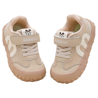 巴布豆春季儿童网面机能学步鞋