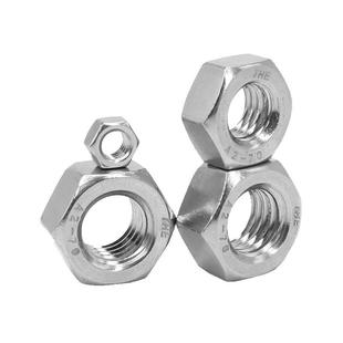 东明304不锈钢316不锈钢螺母六角螺帽螺丝帽大全M1.6M2M3-M48