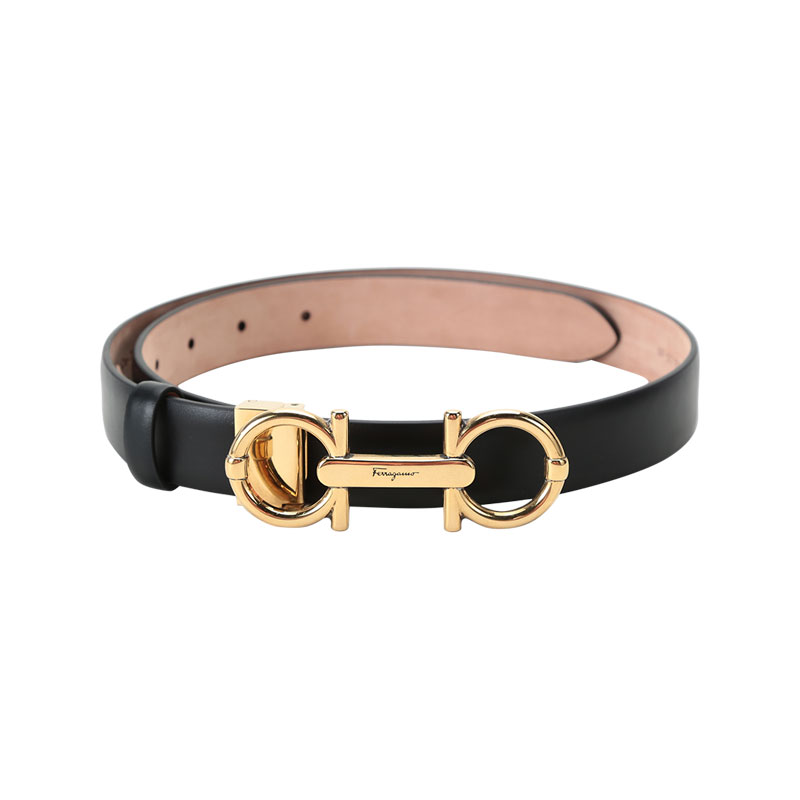 仿古板扣式皮带FERRAGAMO自营