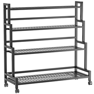 花架置物架阳台花架子客厅落地式户外庭院多层花盆托架铁艺可移动