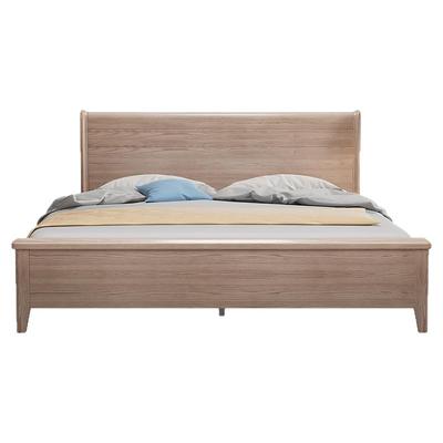 全实木床1.8m主卧日式侘寂风