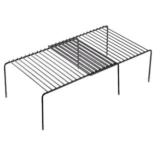 居家家厨房橱柜内置物架柜子分层架可伸缩隔层板收纳架铁艺锅架子