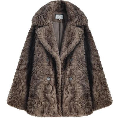 COCOBELLA仿小湖羊短款外套