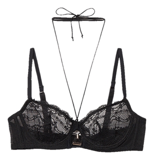 Intimissimi意舒漫时尚性感花卉蕾丝系带挂脖无衬垫文胸RBD2564