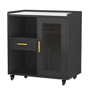轻奢岩板边柜可移动沙发边角柜简约茶几收纳柜储物柜茶水柜3J16