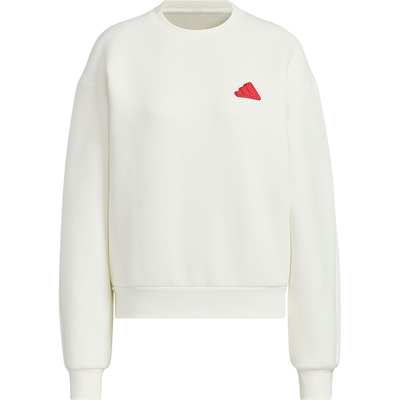 Adidas/阿迪达斯正品CW CREW 女士圆领双面针织套头衫JZ1641