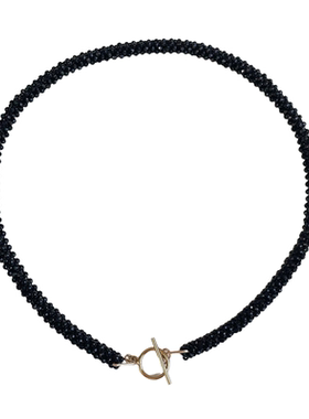 颈链甜酷超闪包金chocker项圈