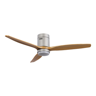 Flower Ones高端实木吸顶吊扇灯客餐厅简约静音2025新款电风扇灯