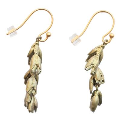 复古风青铜手绘耳环女