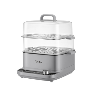 美的电蒸锅家用多功能三层早餐机蒸煮炖一体可预约煮蛋器电蒸箱