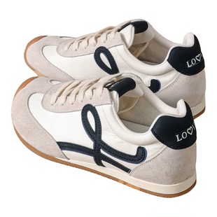 星期六复古德训鞋女款夏季2026新款超火平底休闲鞋百搭运动阿甘鞋