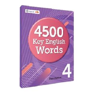正版原版4500 Key English Words 英语词汇书 9-15岁小学初高中英语词典 KET/PET剑桥雅思中考高考核心词汇 4000词升级版 带视频课