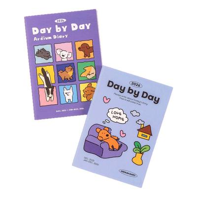 【爆款】韩国2026可爱插画计划本