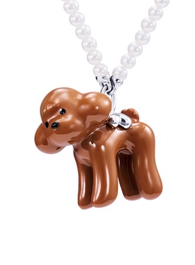 狗狗时尚小众项链可爱百搭新款