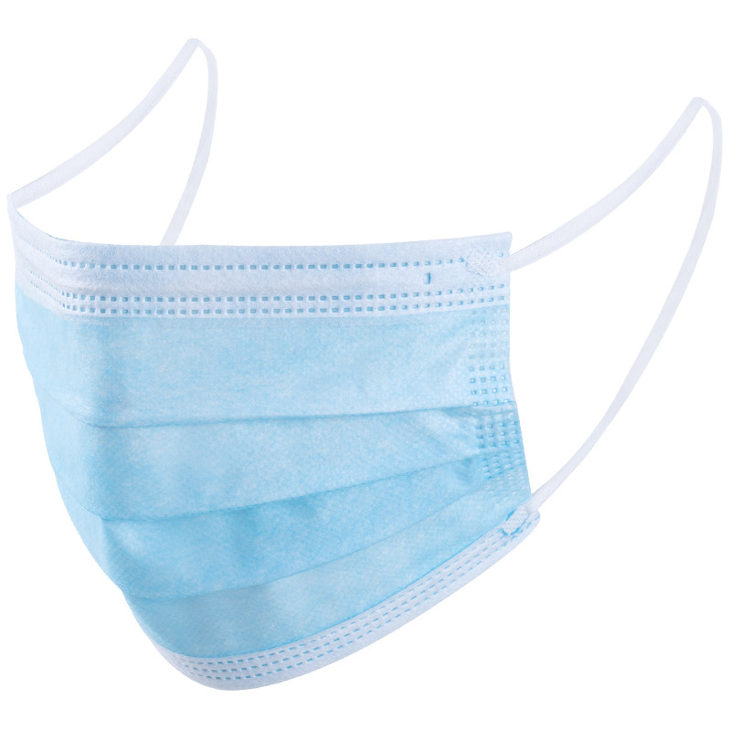 康明雅100只白色医用口罩一次性医疗口罩三层正品独立包装女3024