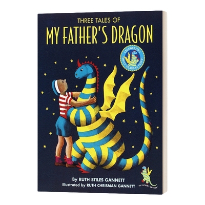 英文原版 Three Tales My Father's Dragon 我爸爸的小飞龙三部曲 精装 1949纽伯瑞银奖 英文版 进口英语原版书籍儿童全英语书
