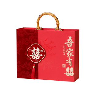 结婚喜糖成品礼盒装含糖高级婚礼糖果专用回礼盒子订婚宾客伴手礼