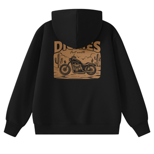Dickies秋冬加厚连帽卫衣男款基础款经典美式复古松弛感套头帽衫A