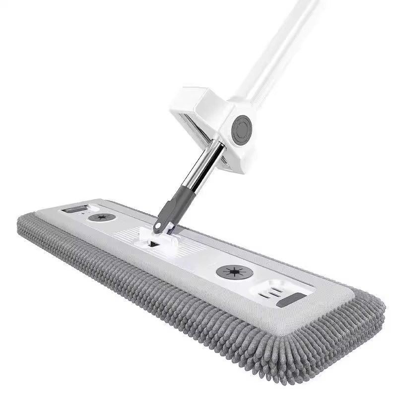 雪尼尔平板拖把大号2025新款不锈钢免手洗家用一拖净墩布干湿两用