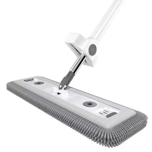 雪尼尔平板拖把大号2025新款不锈钢免手洗家用一拖净墩布干湿两用