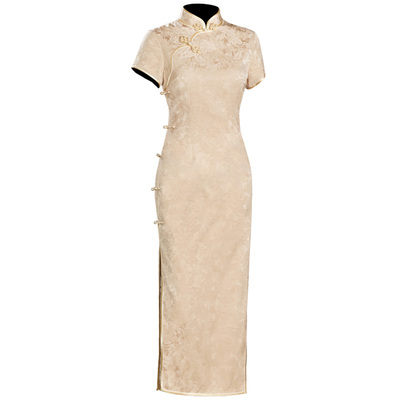 现代改良真丝旗袍夏季年轻款日常