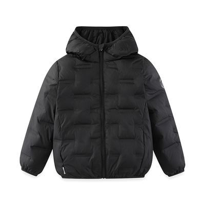 雅鹿90绒子白鸭绒儿童轻薄羽绒服