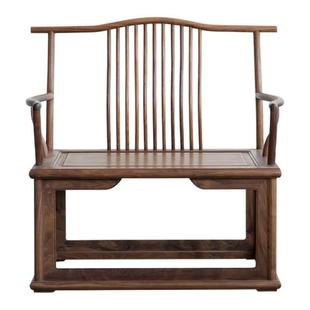 明德茶桌配套主人椅新中式茶室家具