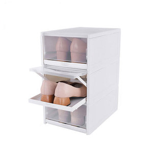 海兴推拉鞋盒透明鞋柜收纳球鞋神器抽屉式盒子家用鞋子鞋架收纳盒