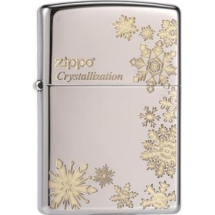 zippo芝宝正版打火机 飞舞雪花zipper正品防风煤油送男友新年礼物