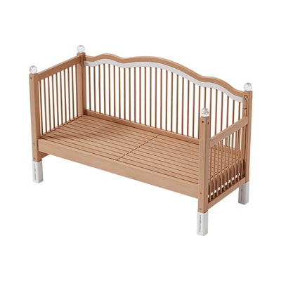 榉木儿童拼接床加宽实木拼接大床