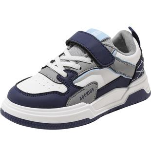 ABCkids童鞋男童板鞋儿童2025春季新款运动鞋男孩透气魔术贴鞋子