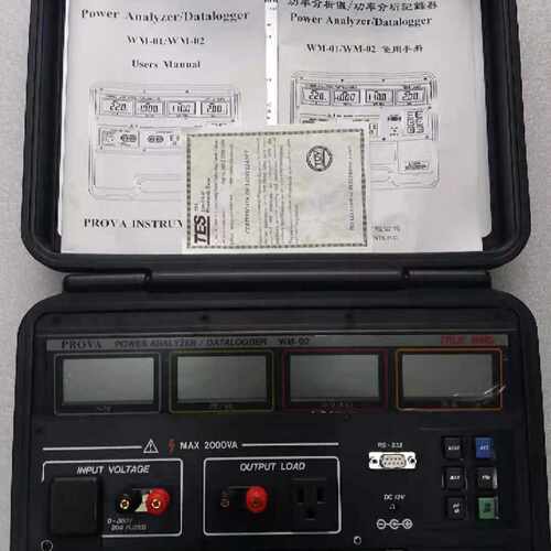 溢价-台湾 泰仕 TES  WM-02 功率分折仪 处理！！！