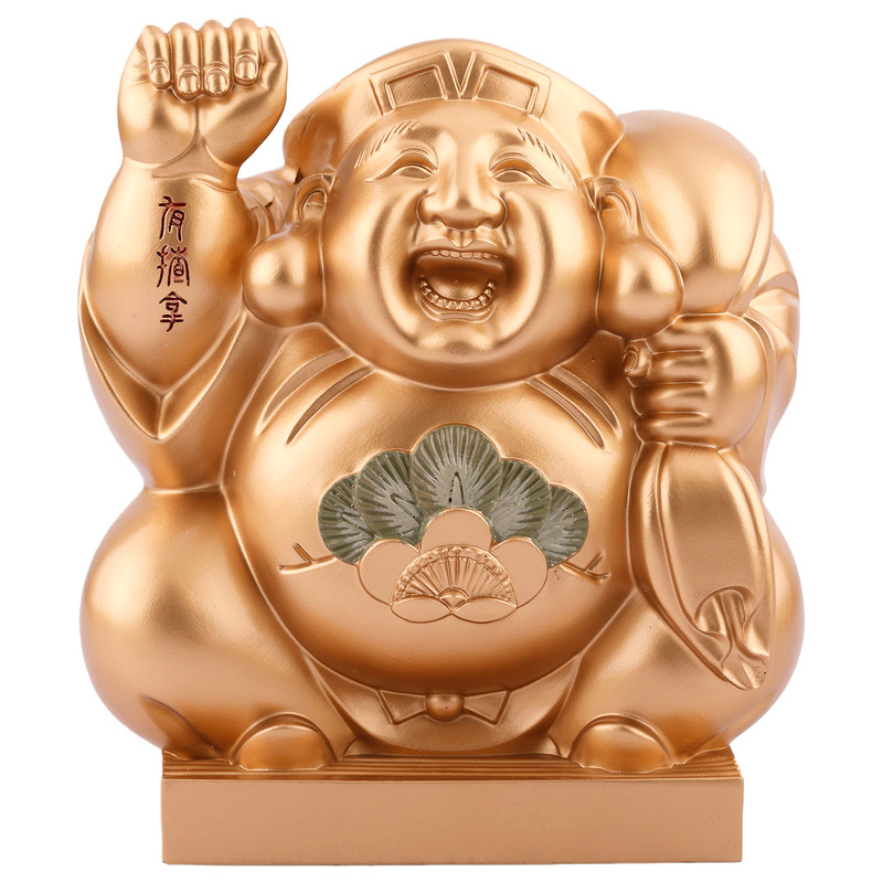 李居明马年吉祥物财神惠比寿摆件