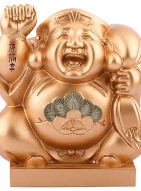 李居明马年吉祥物财神惠比寿摆件