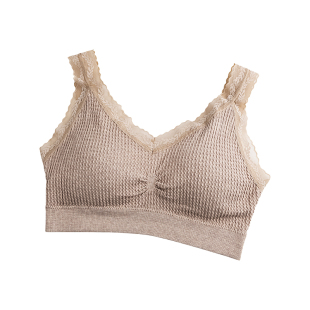 美背文胸小胸聚拢加厚款显大无钢圈防外扩运动胸罩背心式一体内衣