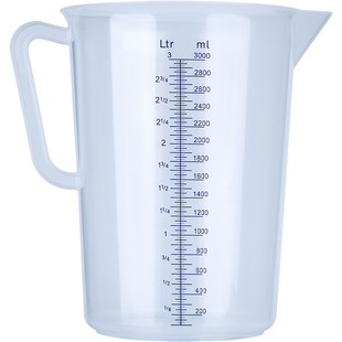 带刻度毫升量杯烘培小型塑料家用大容量食品级奶茶店专用计量量筒