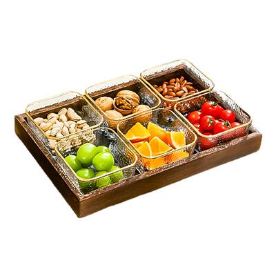 VIANNA复古玻璃水果盘分格盘