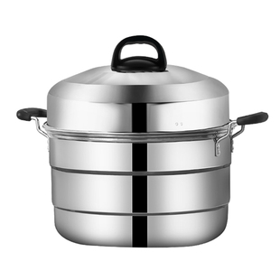 特大号28到52cm不锈钢蒸锅超大容量二三层多层大锅酒店食堂大口锅