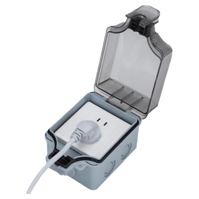 户外防水插座86明装开关面板